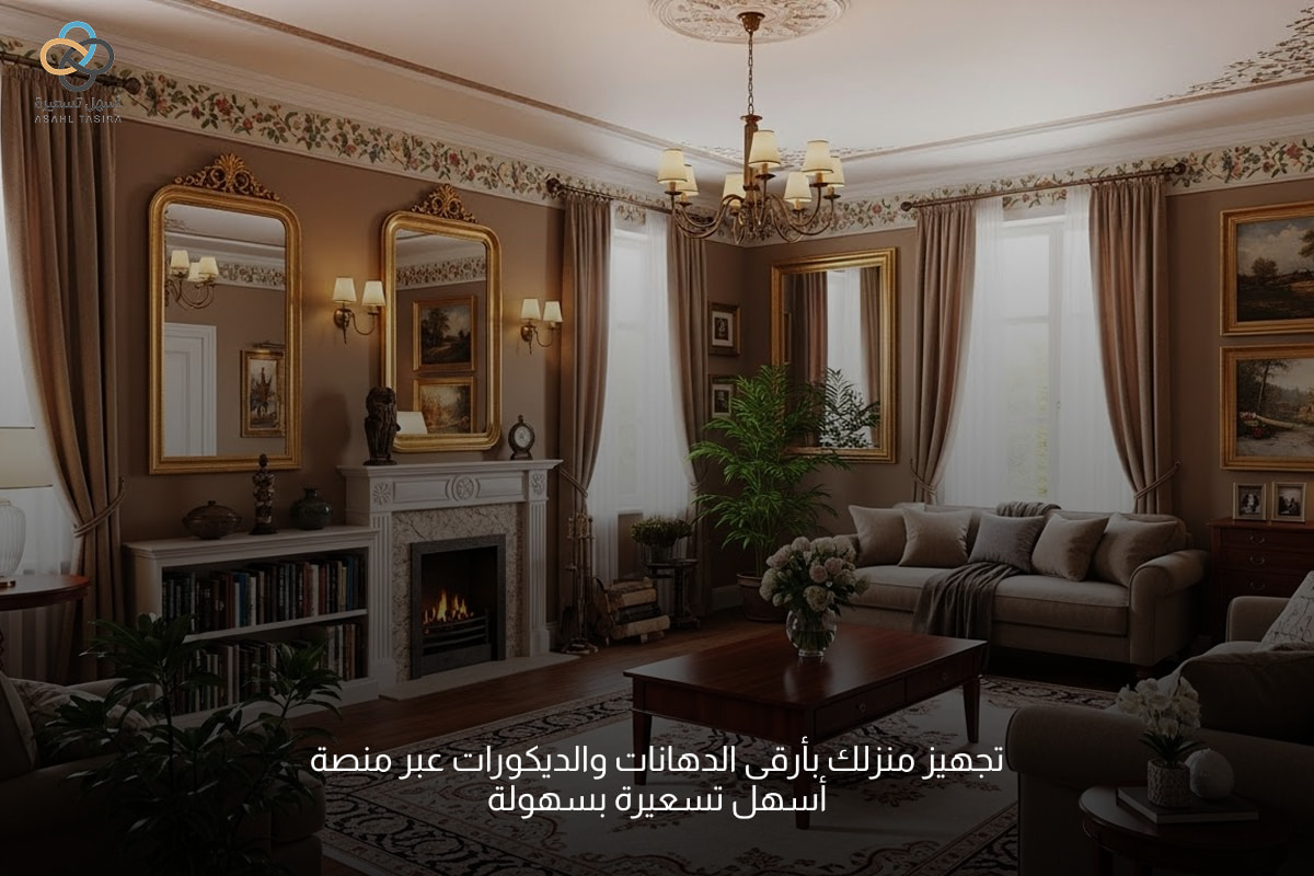 الديكورات والدهانات